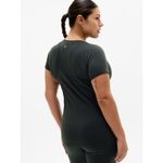 Athleta New  XL Momentum Seamless Tee Elm Green X-Large Short Sleeve Photo 4