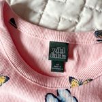 Wild Fable Light Pink Butterfly Ribbed Baby Tee Size XS Photo 2