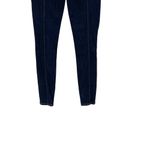 Alice + Olivia Alice + Olivia Good High Rise Skinny Jeans Pintuck Dream On Dark Blue Size 24 Photo 9