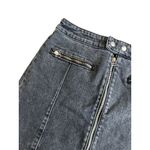 Rag and Bone  Black Denim Zip Skirt Size 8 NEW without tags Photo 1