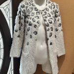 Westport  white animal print cardigan Photo 2