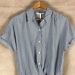 BCBGeneration BCBG Striped Button-Front Top NWT XS Photo 6