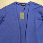 cop.copine Akari Long Cardigan Sweater 3/4 Sleeves Pockets Royal Blue NEW Size M Size M Photo 9