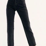 Ragged Priest Free People black destroyed straight size 32 jeans Photo 0