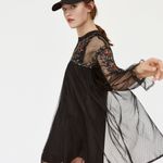 ZARA  Plumetis Embroidered Dress Photo 2