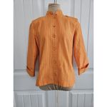  Women's Mandarin Collar Lightweight Blazer Chicos 0 US 4 Tangerine Photo 1