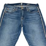 7 For All Mankind  The Ankle Gwenevere Jeans Womens 26 Medium Wash Ankle Stripe Photo 1