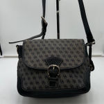 Dooney & Bourke Dooney Bourke Signature Canvas Leather Trim Flap Crossbody Bag Purse Photo 0