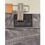 American Eagle  Hi-Rise Jegging Grey Velvet Pants Photo 4
