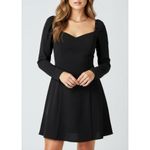 Hill House Felicity Mini Dress, Black, Small Photo 1