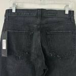Edwin Women's CAi Straight Leg Ripped Distressed Black Denim Jeans 27 New Photo 7