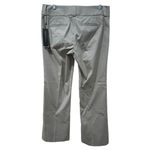 Banana Republic Sloan Fit Dress Pants Womens Size 6P Stretch Gray Pinstripe READ Photo 1