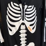 Victoria's Secret PINK VS RARE Skeleton Bad & Boos-y Black Orange Halloween Romper Large Photo 3