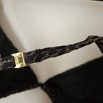 ANDIE  x Demi Moore Swim Triangle Bikini Top Black Glitter Pattern Neutral Travel Photo 6