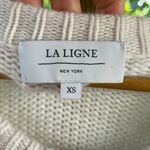 La Ligne Marin Wool/Cashmere White And Navy Striped Cardigan Sweater Size XS Photo 4