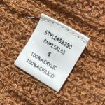 Staccato  women's size small copper tone duster cardigan long sleeve with pockets Photo 5