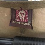 Anne Klein 1970s  Vintage Olive Green Suede Leather Front Tie Cardigan Jacket Photo 3