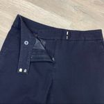 Ann Taylor  Factory Signature Capri Pants Navy Blue 0 Flat Front Stretch Photo 4