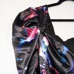 Badgley Mischka New Black Bustier Floral Top Size 6 Photo 3