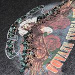 Free People  Women’s Size S Charcoal Gray Sundown Beaded Sequined Eagle Tank Top Photo 5