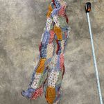 American Vintage Vintage sheer floral gingham patchwork patterned scarf Photo 1