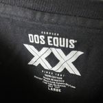 Urban Outfitters Dos Equis Beer T Shirt Black Large L Graphic Tee 100% Cotton Short Sleeve Photo 11