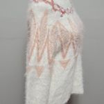 LC Lauren Conrad  fuzzy fair isle sweater size medium Photo 3