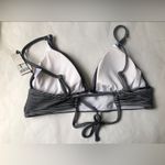 Shade & Shore Shade & Shade Bralette Triangle Ribbed Bikini Top Large 12-14 Photo 2