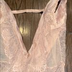 Eloquii  Lace Bodysuit in Soft blush Pink size 1X Photo 4