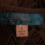 Buttons  open knit open front fringed cardigan Photo 5