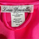 Linea Donatella Hot Pink Babydoll Chemise And Robe Set Size XL NWT Boudoir Photo 11