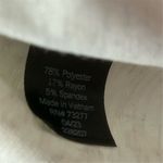 Vera Wang Simply Vera Women's Ivory Long Sleeve Shirt Size M Photo 5