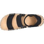 White Mountain NEW  Kolton Ankle Strap Sandal Espadrille Black  11 Photo 4