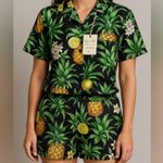 Show Me Your Mumu NEW Paradise PJ Set in Patrick's Pineapple Dream Small Photo 0