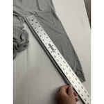 Nine West Womans Pullover Sweater XL Gray Crew Neck Gathering 1 Side Photo 7