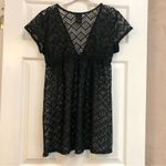 Catalina  Women’s Black Lace Swimsuit Coverup Dress Size Small (4-6) Photo 2