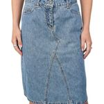 Vintage 90s New York Jeans Denim Skirt Blue Size M Photo 0