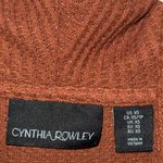 Cynthia Rowley  Waffle Knit Turtleneck Dress Rust Brown Women’s XS Photo 8