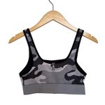 NWT COR by Ultracor Women's Camo Scoop Neck Sports Bra Black Size S Photo 4