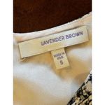 Lavender Brown Black And Brown Sleeveless V Neck Snakeskin Wide Leg Jumpsuit S Photo 9