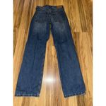 Aeropostale 90's Baggy Jeans Women's 2R Straight Light Wash High Distressed Blue Size 2 Photo 5