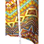 Emma & Michele  ORANGE MULTI COLOR AZTEC PRINT SLEEVELESS MAXI DRESS‎ 12 Photo 6