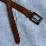 Levi's Levi Strauss Vintage Slim Cognac Brown Leather Belt. Photo 2
