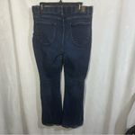 Lee Dark Denim Flare Jeggings High Rise Size 14P Photo 2