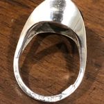 Sterling Silver VINTAGE  Split Head Tension Mount Tigers Eye Ring Photo 4