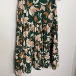 Gal Meets Glam  Womens Tiered Midi Dress Tegan Floral Ruched Puff Sleeve Green 4P Photo 11