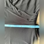 Laundry by Shelli Segal Black Faux Wrap Dress Stretch size 6 Photo 9