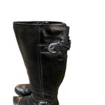 Bass Boots Womens 7.5 M Used Black Man Made Materials Photo 14