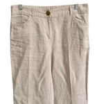Chico's 100% Linen Pants women’s S cream beige wide leg Photo 2