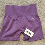 AYBL Purple High Waist Athletic Shorts Photo 0